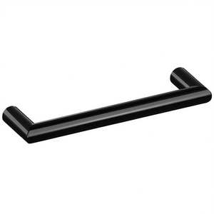 HEWI 562.13.128 Tirador de Poliamida para Muebles, Negro Intenso, 90 x 128 mm, 13 mm, para Armarios y Organizadores de Muebles - Product Image 3