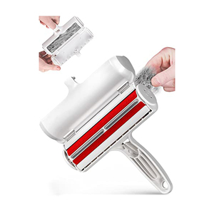 ลูกกลิ้งกำจัดขนสัตว์เลี้ยงแบบใช้ซ้ำได้ รูปทรงกบ สำหรับกำจัดขนสุนัขและแมวบนเสื้อผ้า - Product Image 2