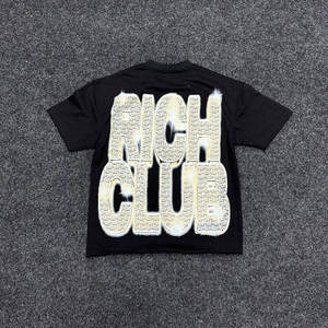 Chemise en cuir à manches courtes zippée avec broderie appliquée tendance, style streetwear pour hommes, coupe ample, style de rue - Product Image 2