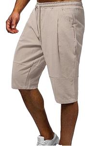 กางเกงขาสั้นคอร์ดูรอยผู้ชายสั่งทำพิเศษ ระบายอากาศได้ดี เป็นมิตรกับสิ่งแวดล้อม เอวสูง ยางยืด มีกระเป๋า ยาวคลุมเข่า สำหรับฤดูร้อน - Product Image 5