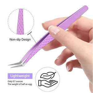 Échantillons gratuits Pince à épiler d'extension de cils de haute qualité Pince à épiler de cils en gros avec conseils personnalisés Outils de beauté greffés par HexaCare - Product Image 3