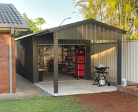 Petite maison conteneur préfabriquée chinoise en panneaux sandwich, utilisable comme garage, atelier, entrepôt, bureau, chambre ou bureau à domicile