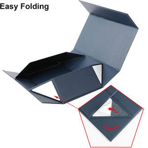 Caja de regalo con tapa de cierre magnético 12 "X 6" X 4 "de lujo para embalaje de regalo, caja de propuesta de dama de honor, caja de regalo magnética para regalos - Product Image 4