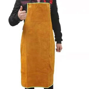 Wholesale High Quality Real Leather <b>Working</b> <b>Apron</b> Welding <b>Apron</b> Leather - Product Image 6