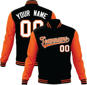 High-Quality Wool Baseball Varsity <b>Jacket</b> with Genuine <b>Leather</b> Sleeves Stylish Men's College Bomber <b>Jacket</b> - Product Image 4