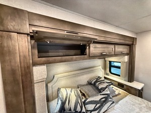 Compact Modern RV Motorhome Travel Trailer Road Adventure Vehicle Fully Furnished Stainless Steel <b>Kitchen</b> Bathroom Solar Travel - Product Image 5