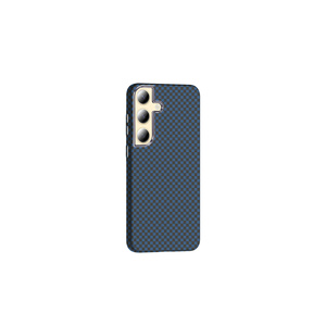 Coque en silicone souple à texture carbone édition titane désertique compatible MagSafe pour Samsung Galaxy S24 Plus - Product Image 3