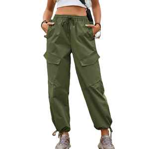 Joggers ligeros para mujer Pantalones de algodón transpirables con ajuste relajado Ideal para verano o uso en el gimnasio - Product Image 1