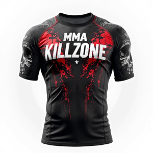 Toptan özel döküntü muhafızları BJJ MMA eğitim yarışması ve dövüş sanatları programları için 100% yüksek kalite üreticisi - Product Image 6