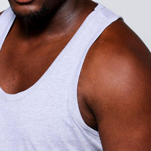 Camisetas sin mangas de talla grande para hombre de algodón 100%, cómodas y transpirables, estilo informal de secado rápido - Product Image 3