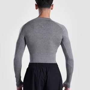 เสื้อยืดรัดรูปไร้รอยต่อสำหรับผู้ชายเสื้อยืดฟิตเนสเพาะกายฟิตเนสรัดรูปแห้งเร็ว - Product Image 2