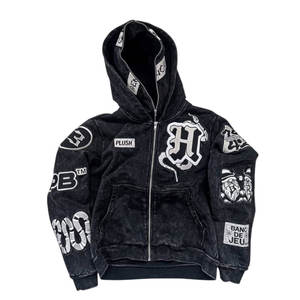 Sudadera con Capucha Unisex de Diseño, 100% Algodón Grueso, Personalizable, Estilo Moderno, Felpa Francesa, Aspecto Desgastado - Product Image 1