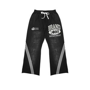 Conjunto Deportivo de Invierno para Hombre, Estampado, Lavado Ácido, Transpirable, Secado Rápido, 100% Algodón, Felpa, Ropa Deportiva - Product Image 6