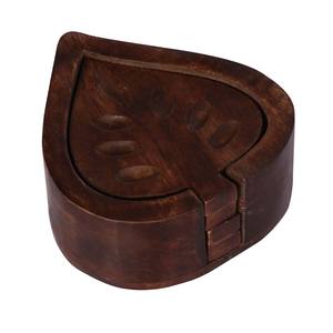 Sous-verres en céramique de style luxueux, finition naturelle, faits à la main, pour la cuisine, articles de restauration, sous-verres en forme personnalisée, ensemble de sous-verres en forme de cœur - Product Image 1