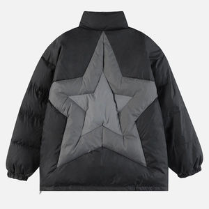 Veste matelassée personnalisé Manteau à bulles Veste du Nord Parka d'hiver rembourrée en coton à <span class=keywords><strong>face</strong></span> épaisse pour hommes et femmes - Product Image 4
