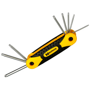 Set di 8 Chiavi Torx Pieghevoli Antimanomissione - Product Image 1