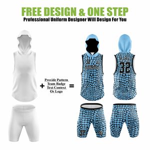 High Quality Breathable Quick Dry <b>Compression</b> Sleeveless Football Uniforms 7 Piece Set Custom Logo Team Name Printed Sublimated - Product Image 2