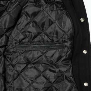 Clásico Letterman béisbol deportes lana y cuero genuino Varsity Bomber CollegeBaseballjacket para hombres DDP envío - Product Image 4