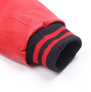 Custom <b>Men's</b> Winter <b>Thin</b> Stand Collar Varsity <b>Jacket</b> 100% Cotton Breathable Plus Size Pakistan Made College - Product Image 4