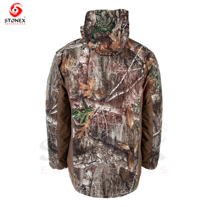 Wholesale Manufacturer <b>Waterproof</b> Canvas Hunting Uniform <b>Set</b> Short Sleeve Hooded Quick Dry Power Stretch Solid Pattern for - Product Image 2