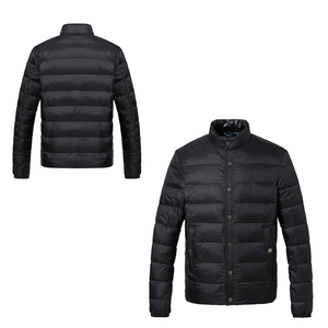 Wholesale Custom <b>Long</b> Sleeve Puffer <b>Jacket</b> <b>for</b> <b>Men</b> Latest Designs in Plain Canvas Latest Designs Custom Design Options - Product Image 3