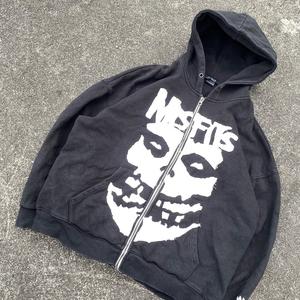 Sudaderas con capucha de gran tamaño para hombre de algodón 100% más vendidas Diseño de cremallera completa Bordado Sudaderas de invierno MOQ bajo Origen de Pakistán - Product Image 2