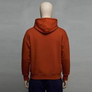 Sudadera con capucha de gran tamaño en blanco de moda de alta calidad, ropa de hombre, sudaderas con capucha transpirables con logotipo personalizado para hombre, precio razonable 2025 - Product Image 2