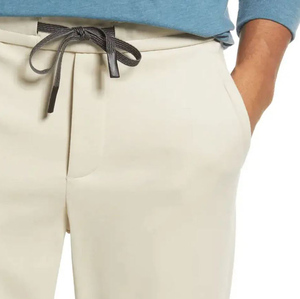 Pantalon de survêtement en coton pour homme, droit, taille personnalisée, décontracté, épais, automne/hiver - Product Image 4