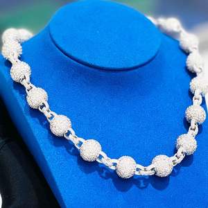 Chaîne personnalisée de 8mm style hip hop populaire en or 10K avec diamants moissanite blancs glacés nouvel accessoire pour occasion de mariage - Product Image 5