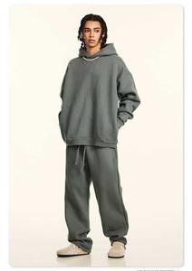 Meilleure vente hommes automne hiver survêtement à capuche pantalons de survêtement haute qualité Fitness Gym vêtements imprimés techniques - Product Image 3