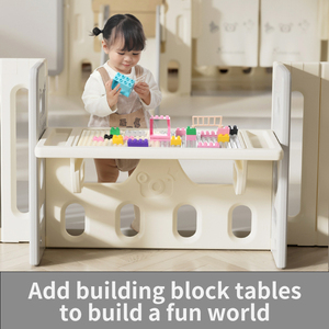 Khu vui chơi trong nhà, cũi xếp gọn, hàng rào chơi cho bé, hàng rào an toàn cho trẻ em, nhiều trò chơi, chất liệu nhựa, bộ cũi chơi cho bé - Product Image 5