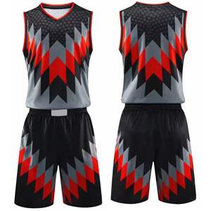 Ensemble de maillots de basket-ball à séchage rapide pour hommes, uniforme entièrement sublimé avec logo personnalisé, option grande taille, fournisseur de vêtements de sport COSH - Product Image 1