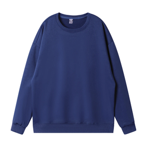 Cou Logo Personnalisé Coton polyester Blanc Polaire Pull Sweat Homme - Product Image 1