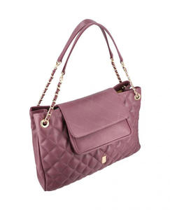 Sac à main en cuir de vachette véritable de haute qualité pour femmes OEM sac fourre-tout à bandoulière décontracté couleurs personnalisées Logo Bourgogne doux vente en gros - Product Image 3