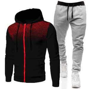 Survêtement Personnalisé Logo Designer Luxe Entraînement Gym Survêtements Fitness Sports Hommes Jogging Pull-over Fermeture Éclair Survêtements Pour hommes - Product Image 4