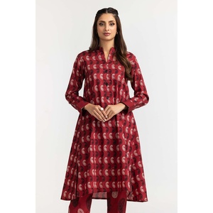 ชุดเซ็ตเสื้อแขนยาวและกางเกงขายาวพิมพ์ลายดิจิทัลสำหรับผู้หญิง 2 ชิ้น พร้อมตกแต่งกระดุม รุ่น IPS-24-09 - Product Image 2