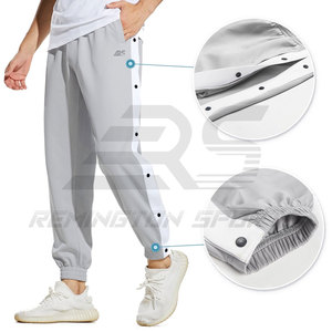 Pantalones deportivos de baloncesto transpirables ligeros para hombre, pantalones deportivos de baloncesto de diseño personalizado, malla para correr con cordón - Product Image 4