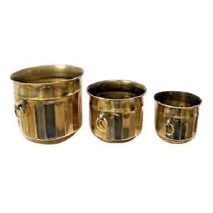 Pot de fleurs de taille et de forme personnalisées Jardinière en cuivre de conception tendance avec poignées pour une utilisation intérieure et extérieure - Product Image 3