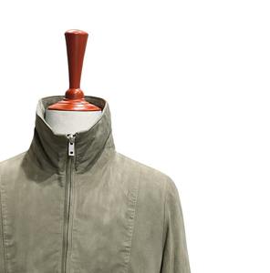 MEN MOTORCYCLE <b>JACKET</b> HAILY GOAT SUEDE High Quality Genuine Handmade Western Stand Collar Winter Front Vintage Breathable Zipper - Product Image 5