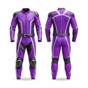 Traje de Motocicleta de Cuero para Hombre, Ropa de Protección para Carreras, Transpirable, Resistente al Viento, Impermeable, Ignífugo, Anti-UV, Verano/Invierno 2026 - Product Image 1
