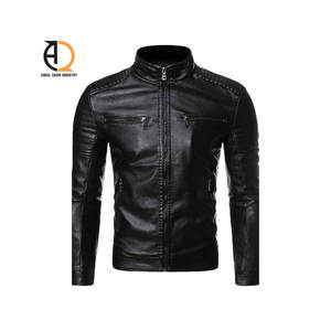 Nouvelles vestes en cuir pour hommes, automne, décontractées, moto, veste en PU, veste en cuir de motard, vêtements de marque - Product Image 4