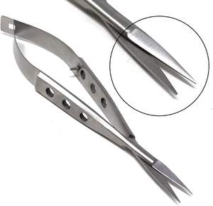 Portaagujas de Microcirugía de Acero Inoxidable de Alta Calidad, Tijeras de Microcirugía Castroviejo, Fuente de Alimentación Manual, Certificado CE - Product Image 2