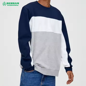 Nouveau sweat-shirt d'hiver pour homme de qualité supérieure, col rond, avec impression de logo personnalisé, respirant, séchage rapide, pull-over, vente en gros - Product Image 3