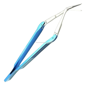 กรรไกรผ่าตัดตาแบบแมนนวล ไทเทเนียม สำหรับถอดเลนส์ ยี่ห้อ WORLD PRECISION SURGICAL เครื่องมือผ่าตัดจุลศัลยกรรมตาที่มีความแม่นยำสูง - Product Image 2