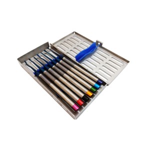 Juego de 7 Elevadores Dentales PDL de Acero Inoxidable para Extracción de Raíces y Dientes, Instrumentos Quirúrgicos Dentales - Product Image 3
