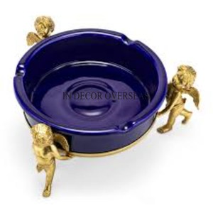 Cenicero de mesa hecho de Metal de calidad superior chapado en oro de alta calidad de aspecto atractivo para accesorios para fumar en el hogar y el Hotel - Product Image 5