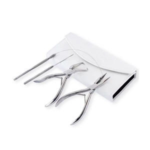 Kit d'outils pour extensions de cheveux en acier inoxydable, couleur personnalisée, pinces à perles pour extensions de cheveux - Product Image 2