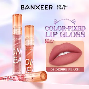 BANXEER Matte Oberfläche flüssiger Lipgloss wasserdichte Marmortextur Lippenmakeup-Lieferant