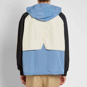 Vêtement de sport de course à pied décontracté de haute qualité en gros, veste coupe-vent respirante, veste en nylon à blocs de couleur, veste anorak - Product Image 2