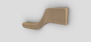 Stylish Art Deco Design Wooden <b>Wall</b> <b>Shelves</b> Wavy Wood Handicraft for Unique Home Decor Birthday Celebrations Hanging Function - Product Image 2